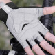 Forty thousand kilometers bicycle gloves half-finger cycling gloves breathable shock-absorbing wear-resistant spring and summer men's and women's outdoor sports equipment black XL