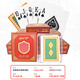 Jinyi (JSC) Plastic Poker Card Jinyi GYT Frosted Waterproof Foldable Washable High-end PVC Adult Thickened Bridge Wholesale GYT688 Red (12 pairs)