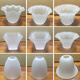Temphe à lampe à lampe en verre givré