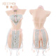 Feimu lingerie sexy lit féminin jeune femme cheongsam slit tentation sexy pyjamas bataille robe uniforme séduisant coin japonais fantôme imprimé kimono set 6628