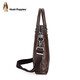 
Hush Puppies briefcase one-shoulder slanted handbag genuine leather clutch for men business bag computer bag gift brown