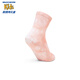 Skechers children's socks antibacterial and deodorant sports socks for boys and girls autumn fashion mid-calf socks 2 pairs P324K035 orchid powder/tofu white/04GY 2 pairs