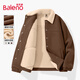 Baleno jacket autumn and winter men's heavyweight warm plus velvet thickened jacket lambswool texture windproof corduroy cotton jacket