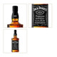 
Jack Daniels Black Label Foreign Wine Blending Whiskey Overseas Edition Black Label 1000ml Naked Bottle