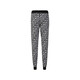 
Kenzo Takada (KENZO) Women's Cotton/Nylon Knitted Casual Pants Trouble Pants Trousers Gift for Women FC5 2PA691 3SC 99 Black and White LOGO Jacquard L