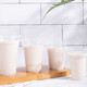 Hua Anjia 95 caliber disposable plastic soy milk cup sealable breakfast packaging cup hot drink juice milk tea cup milk 300 ml 340 cup thickened version 1000 pieces