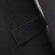 Haipaihaoyu-Anzug Set Herren Slim Small Anzug Business Format Micro-Stretch Anzug Bräutigam's Hochzeitsbräutigam 1695 Schwarz [Anzug + Hosen] XL (175) Empfohlen 110-130jin [Jin gleich 0,5 kg]