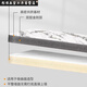 XMSJ装修碳岩板护墙板木饰面板碳晶板无缝电视背景墙竹木纤维集成墙板 5ajl-9923