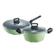 Bobao Zhenyao Jingtie Household Frying Frysinet Nastick et pas de pâte Pot Pas de fumée d'huile Chaleur rapide Conclusion Gas Stove Gas General General BDY-673 Ensemble de deux pièces BDY-TZ673A