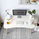 Lin's home simple modern desk and chair small apartment study calligraphy table JV2V-B desk 1.0 meters