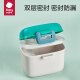 babycare milk powder box portable out-of-town repackaged rice powder box complementary food storage tank sealed moisture-proof bird lake green large size