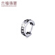 Lukfook Jewelry Platinum 950 Ring Platinum Earring Single Earring Men's Gift Price 001269EA 3.36g (including labor cost 447 yuan)