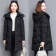 Qiaotingduo down jacket for women in mid-length winter new style over-knee brand thickened white duck down jacket new national standard park 9913 khaki L (recommended 110-125 Jin [Jin equals 0.5 kg])