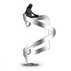 ROCKBROS Bicycle Aluminum Water Bottle Cage Integrated Mountain Bike Water Cup Holder Cycling Equipment Bicycle Accessories Unilateral Style - Silver (With Screws + Tools)