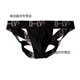 Wenshi Ouqi Keduo thong men's thong underwear sexy double masculine u convex free hip lift sexy underwear 01# black M