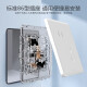 Delixi Switch Socket Panel CD815 Serie 10A El zócalo de cinco hoyos inclinado QSE86ZS/3