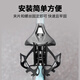 Captain Tas bicycle water bottle rack aluminum alloy water cup conversion rack adjustable punch-free bicycle expansion rack riding equipment black alloy material