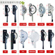 Yunhemei 90 aluminum alloy door and window locks, old-fashioned sliding window crescent lock buckle, door and window crescent hook window lock 828 crescent lock, green, right crescent [hole distance: 4