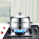 Debo Debo soup pot stainless steel single-layer steamer steamer induction cooker dual-purpose pot Eileen 26cm