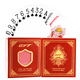 Jinyi (JSC) Plastic Poker Card Jinyi GYT Frosted Waterproof Foldable Washable High-end PVC Adult Thickened Bridge Wholesale GYT688 Red (12 pairs)