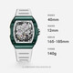 Bugatti (Bonest Gatti) Смотреть фантомом серия Hollow German's Watch Watch Type Type Полностью автоматические часы мужские механические часы назад прозрачные часы BG9905-A1