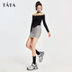 Heshe (tata) Chaussures de papa à semelles épaisses pour femmes Mesh des chaussures de sport extérieur respirant chaussures de randonnée Qiuxin wt701cm4 gris / argent / noir 34