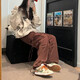 Nike (NIKE) custom shoes Dunk Low Fox's summer graffiti children's fun beige brown low-top shoes without return FD9922-151 Fox's summer custom style not 36.5