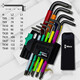 WERA WERA HEX LAVERA/HEX CLAVE ACERADO ACERADO INOXIMO CROMIUM Vanadium Steel Hexagon Rod 1.5- 967sspkl/Color Plum Wrench T8-T40