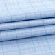 Shanshan (FIRS) Hemd Herren reines Baumwollkurzarmhemd Herrengeschäft Casual Vielseitiges Klassiker Hemd Blue Grid 41