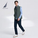 诺帝卡（NAUTICA）【单件直降】男装春夏款防轻溅水商务休闲背心马甲男 石灰0BG(231) XL