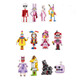 NOUVELLE série de cirque de Lele Brothers Small Particle Building Blocs Digital Blocys Blocys Children's Toys Toys Circus Bedroom Decoration Gift C5306 [61 Nombre de particules]