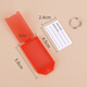 UPRIL Transparent Key Card verdickte tragbare Schlüsselzahlenkarten -Karten -Klassifizierungsmanagement Key Chain Sprühhotel Vermieter Big Schlüsselanhänger 25 Teile/Barrel 8112 Gelb