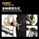 Dipur bicycle lock mountain bike road bike thick steel cable lock alloy ring lock battery car waterproof shear anti-theft lock