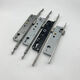 Broken Bridge 8525/9230 series screen door double door aluminum alloy black white gold silver complete set high and low door lock handle 9230 single point 60mm-80mm with key