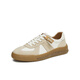 Bata Casual Shoes Herren Herbsteinkaufszentrum Neues vielseitiger Pendler Kuhlatten trendy Deutsch Training Sneaker W9216CM4 Beige 40