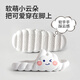 IQGD slippers for women, outdoor home fashion slippers, thickened soft soles, ice cream-milk white 38-39