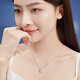 Lukfook Jewelry Platinum 950 Gourd Crushed Ice Platinum Necklace Set Price F63P0003DS 5.94g (including labor cost 647 yuan)