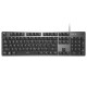 
Logitech mechanical keyboard K845 wired keyboard Full size single light TTC axis Gaming office keyboard DIY keycap K845 blue axis + white transparent keycap