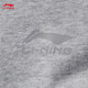 Li ning plus samt warm warmes Kapuzen-Sweatshirt für Männer 2024 Herbst und Winter Neuer Retro-Druck Einfache Sporttop AWDU673 BC17 FLOWE GRAY-1 L (175)