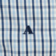 Aquascutum / Yage Lion New Men's Slim Check à manches longues chemises décontractées Q4865EI011 Couleur bleu 35 m