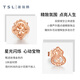 Xie Ruilin (TSL) 18K gold earrings for women, lucky guardian gourd gold earrings and earrings BE186-BE187 BE186-Hourd