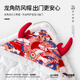 Longevity, Wealth and Prosperity Newborn Baby Cover Autumn and Winter Thickened Newborn Baby Out Cover Red Throw Blanket Small Quilt Small Mattress Long Xing Lulu - Red 90x90cm
