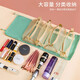 Relatives and Friends 4-in-1 Cosmetic Bag Women's Large Capacity Detachable Folding Portable Travel Storage Bag Skin Care Products Toiletries Bag Smoked Pink (4-in-1/Detachable)