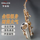Rollins Rollins Saxófono A2 Pequeño Bend Tuercil Saxofón Instrumento B-Float Infantil Saxofón Silvero A2 Pequeño agudo de agudos chapado