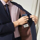 Siete marcas [Serie de alta gama] trajes para hombres ropa de negocios para hombres otoño e invierno pura chaqueta de lana pura