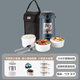 TAFUCO 316 stainless steel insulation lunch box for work with meals, large capacity, multi-layer portable insulation barrel student bento box T0390
