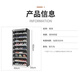 Bo Naling simple shoe rack multi-story rental house large-capacity storage shoe cabinet steel frame non-woven student dust-proof shoe rack storage rack ten-layer nine-grid silver-gray shoe rack