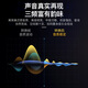 秋叶原（CHOSEAL）发烧级6.5mm转双6.5单晶铜音频线 6.35一分二 音响箱麦克风吉他调音台功放连接 1米 QS9913T1