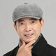 QUEENJOY beret hat dad hat autumn and winter old man hat men middle-aged and elderly fashion elderly octagonal hat warm and thickened warm black