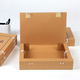 
Jinhuang Xingfu imported domestic kraft paper file box Information box Thickened file storage box Financial voucher box Office supplies Imported 674 grams 2cm cowhide 10 packs